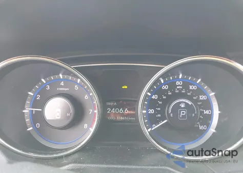 2011 Hyundai Sonata Gls из США, поврежденный, VIN 5NPEB4AC6BH244371